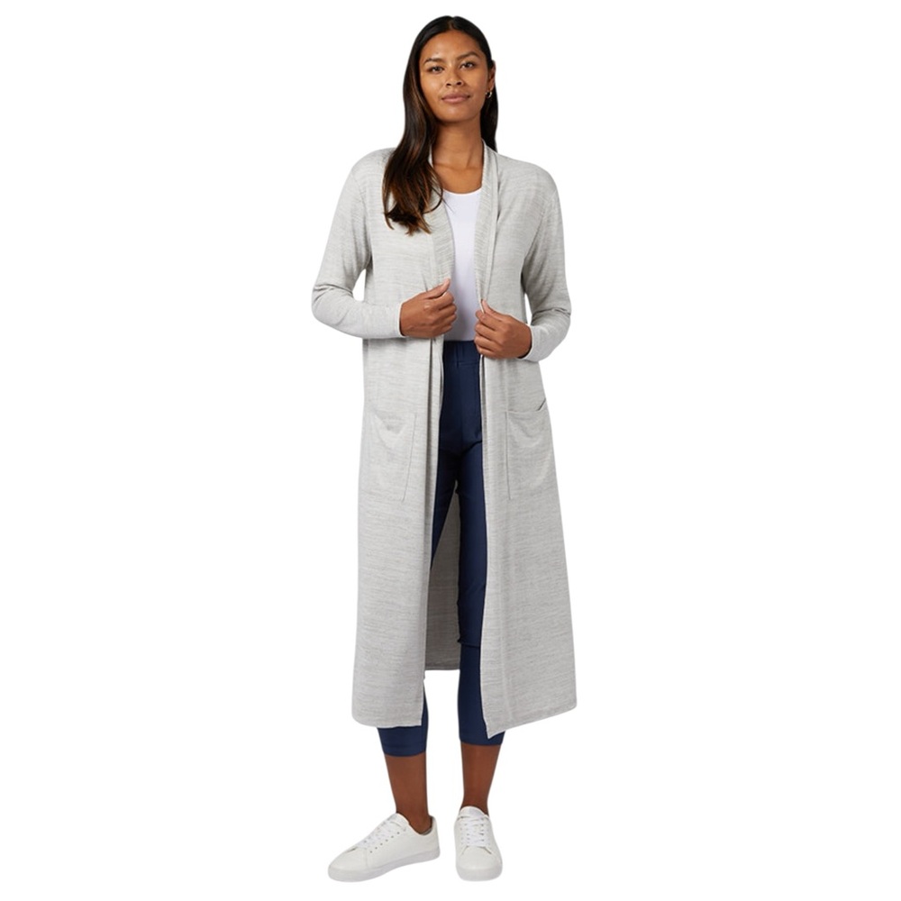 32 Degrees Heat Light Gray Soft Comfy  Long Lounge Wrap NWT
